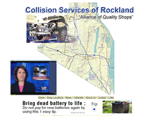 Tablet Screenshot of collisionservicesofrockland.com